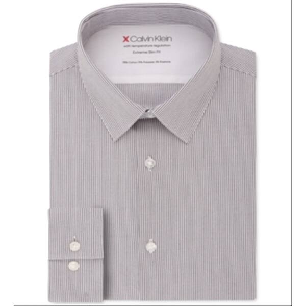 calvin klein men's dress shirts extreme slim fit Amazon.com: Calvin Klein Men's Dress Shirts Slim Fit Non Iron Solid, Black,  14" Neck 32"-33" Sleeve : Clothing, Shoes & Jewelry