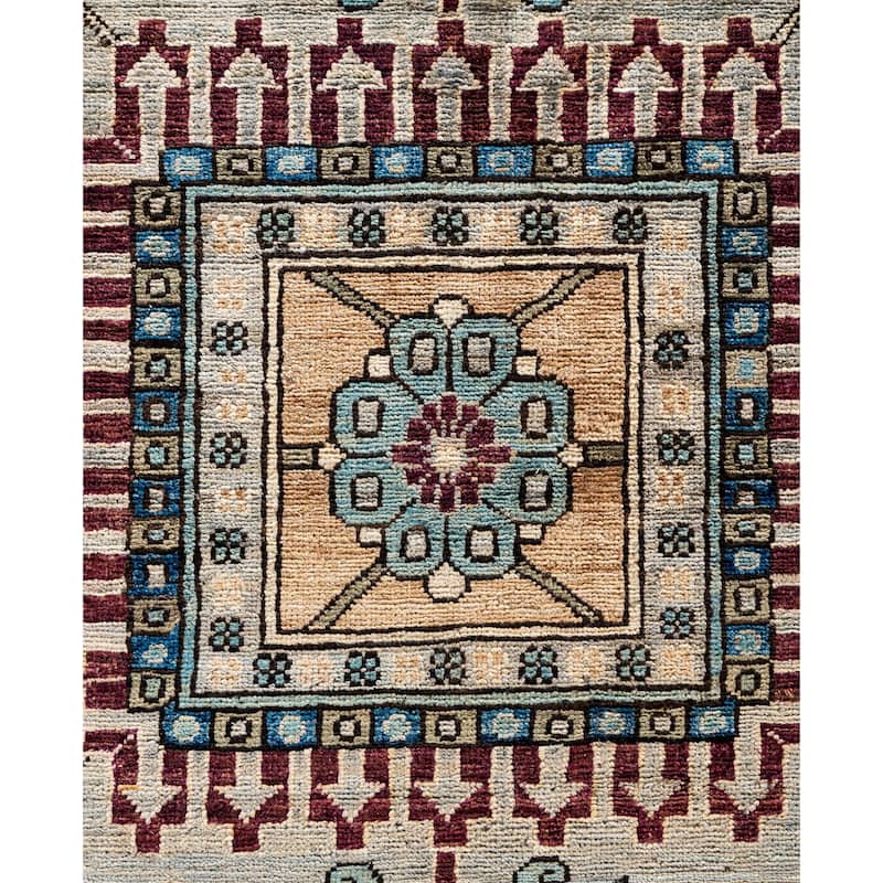 Serapi One-of-a-Kind Hand-Knotted Area Rug - Gray - 10' 0" x 13' 10"