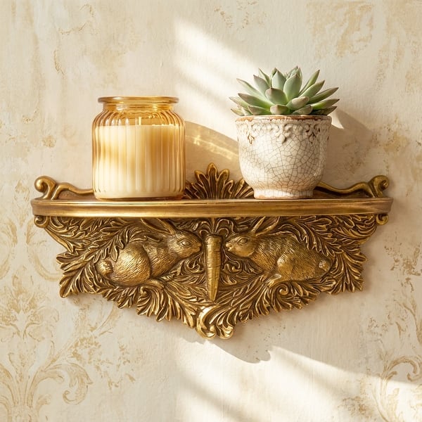 Rabbits Floating Wall Mounted Shelf