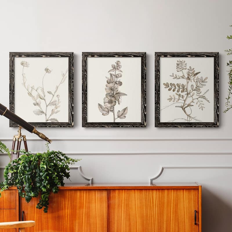 Neutral Botanical Study IV-Premium Framed Canvas - Ready to Hang - Multi-Color