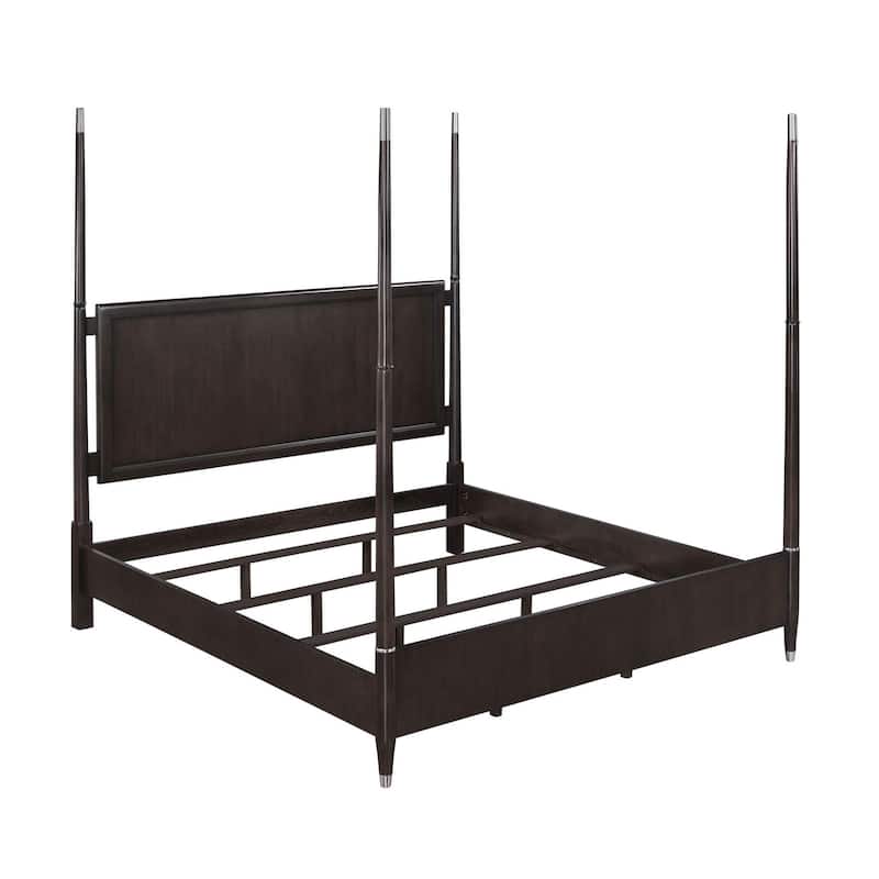 Niguel Brown 5-piece Poster Bedroom Set
