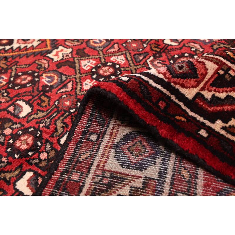 ECARPETGALLERY Hand-knotted Andelz Red Wool Rug - 3'9 x 10'8