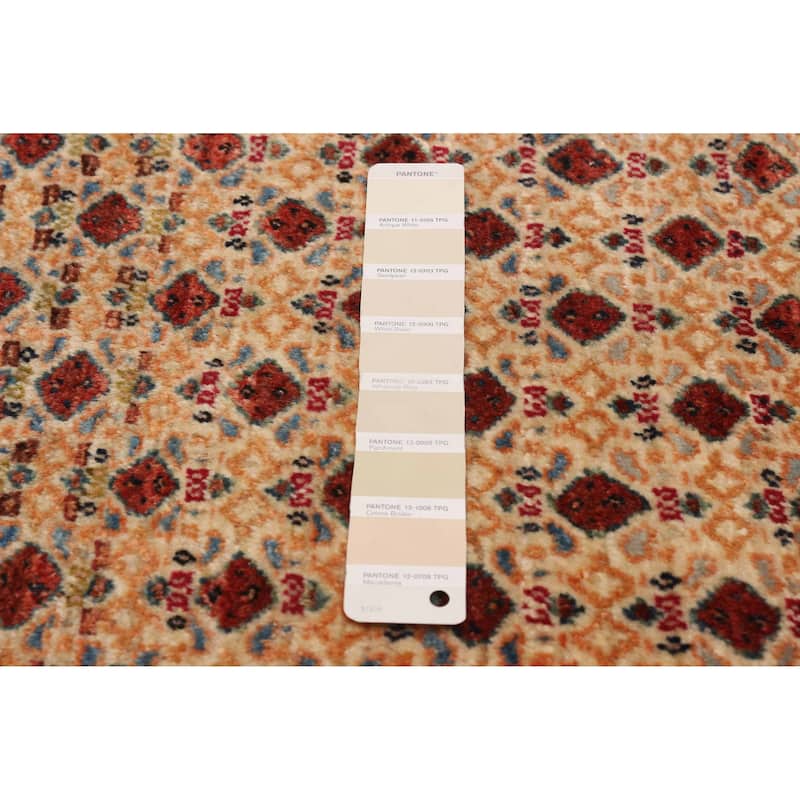 ECARPETGALLERY Hand-knotted Andelz Cream Wool Rug - 2'0 x 9'0