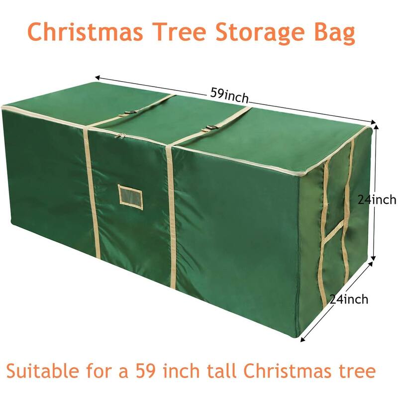 Christmas Tree Storage Bag for Storing Large Artificial Xmas Tree and Decoration
