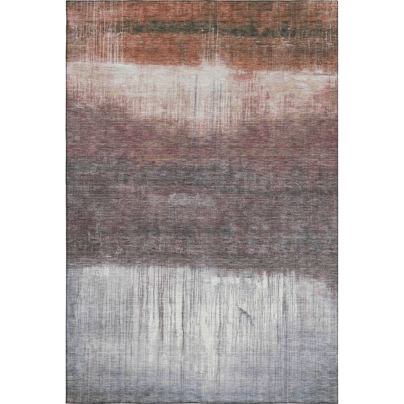 Premium Washable Super Soft Contemporary Drip Mayfield Rug