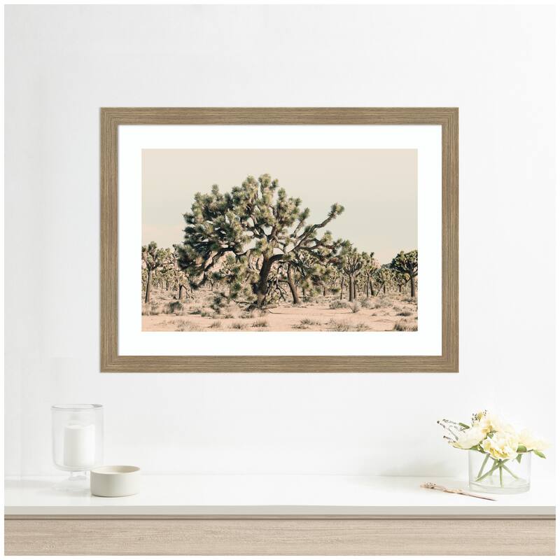 Kate and Laurel Joshua Tree No. 1 by Alicia Bock Framed Wall Art Print
