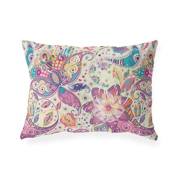 Shop Leo Indoor Outdoor Lumbar Pillow By Kavka Designs 20x14 Overstock 31278464