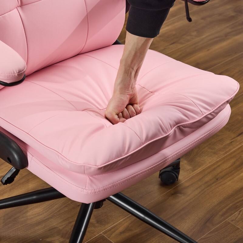 25.6 Inch Adjustable Armrest Dual Purpose Leg Swivel Office Chair With Spikes