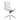 Dream Plus Armless Office Chair White - 23L x 23W x 36.6-40H