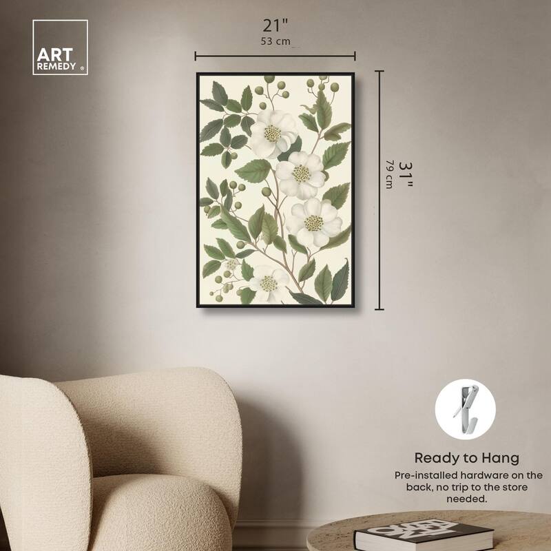 White Cherokee II Canvas by Art Remedy