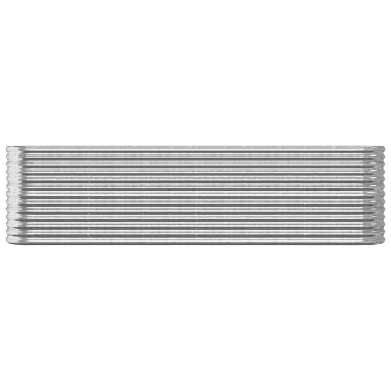 vidaXL Garden Raised Bed Patio Outdoor Raised Planter Box Powder-coated Steel