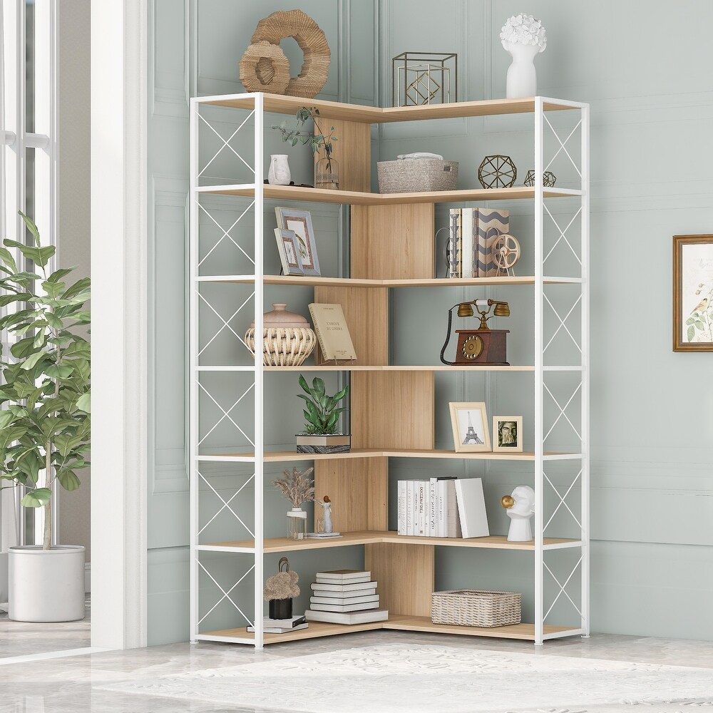 White corner etagere sale