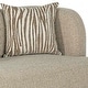 preview thumbnail 4 of 14, Furniture of America Solace Modern 3-Piece Light Brown Solid Wood Sofa Set with Accent Pillows