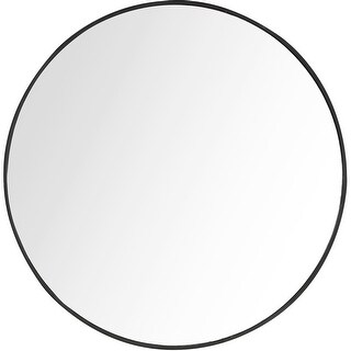 Smokey Grey Wall Mirror - Black - Bed Bath & Beyond - 39507211