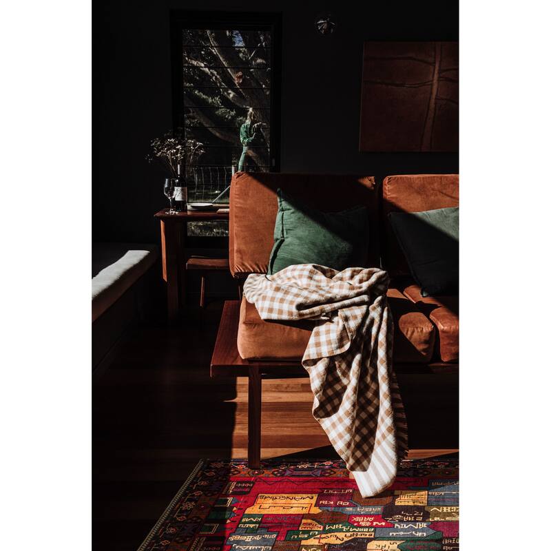 ECARPETGALLERY Hand-knotted Teimani Red Wool Rug - 3'2 x 6'2