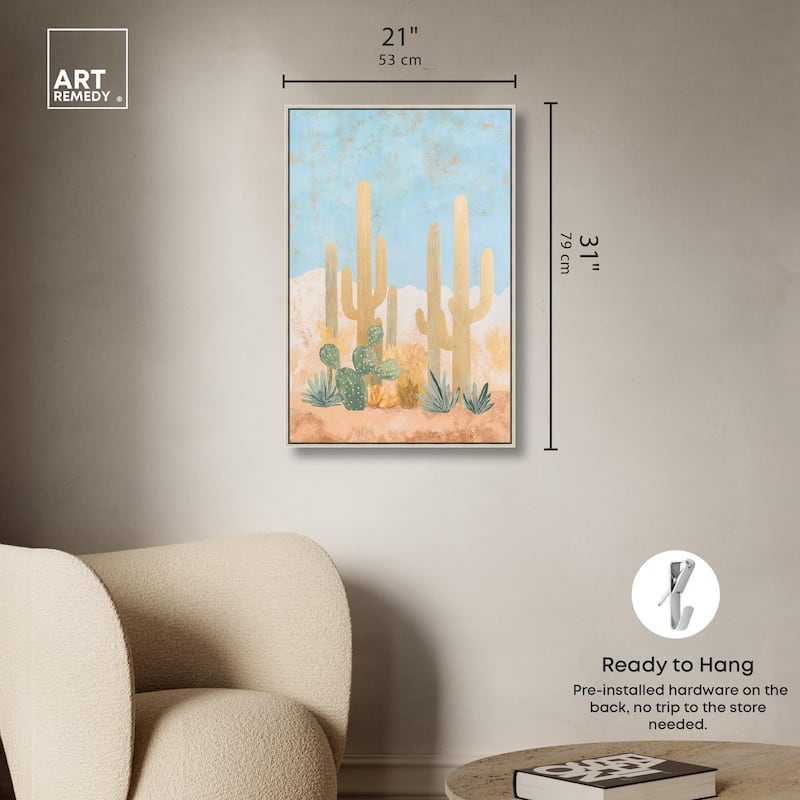 Cactus Canvas by Art Remedy