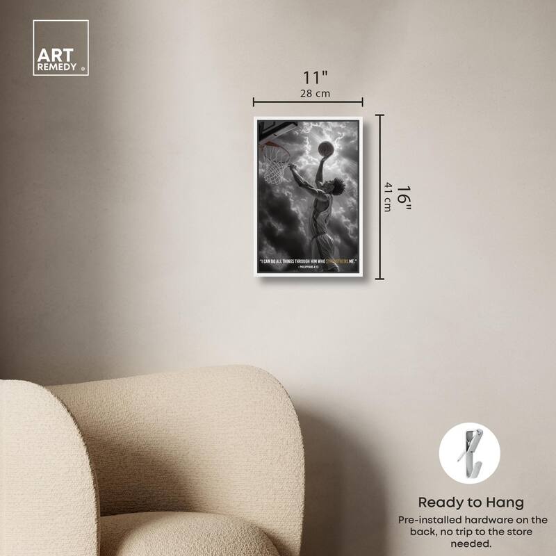 Strengthen Me Canvas by Art Remedy