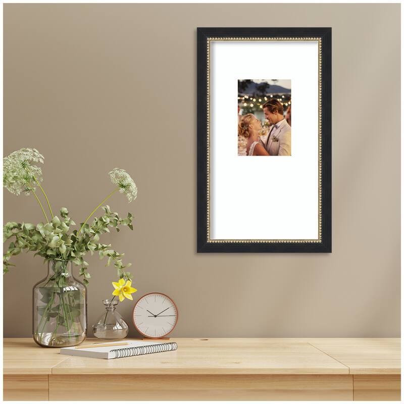 Kate and Laurel Belmont Black Photo Frame