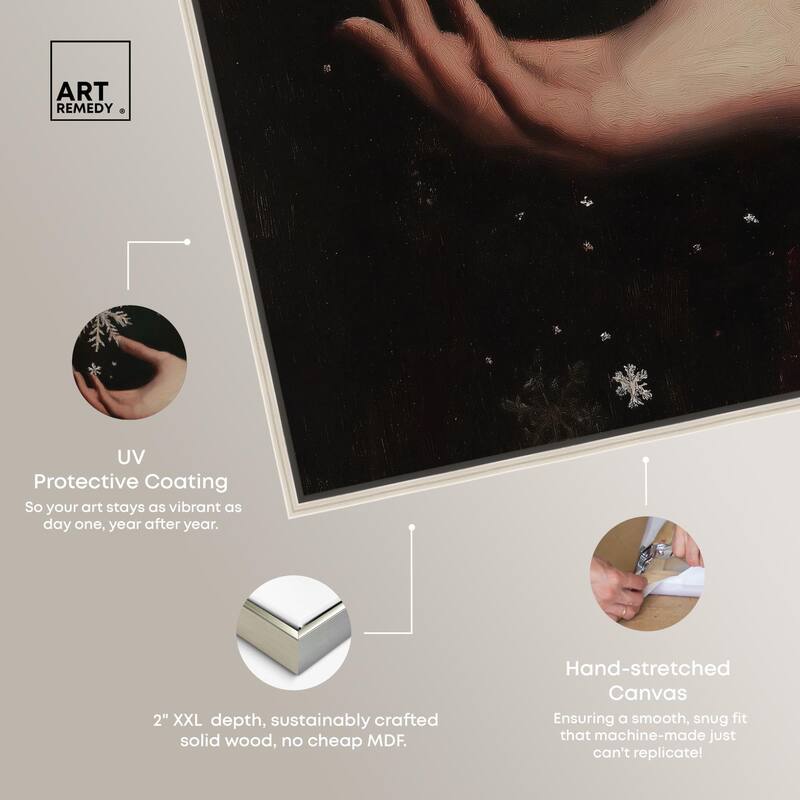 Holding Winter Canvas by Art Remedy