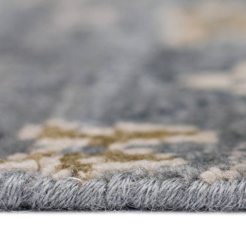 Majestic Voilie Modern & Contemporary Geometric Hand-Knotted Area Rug