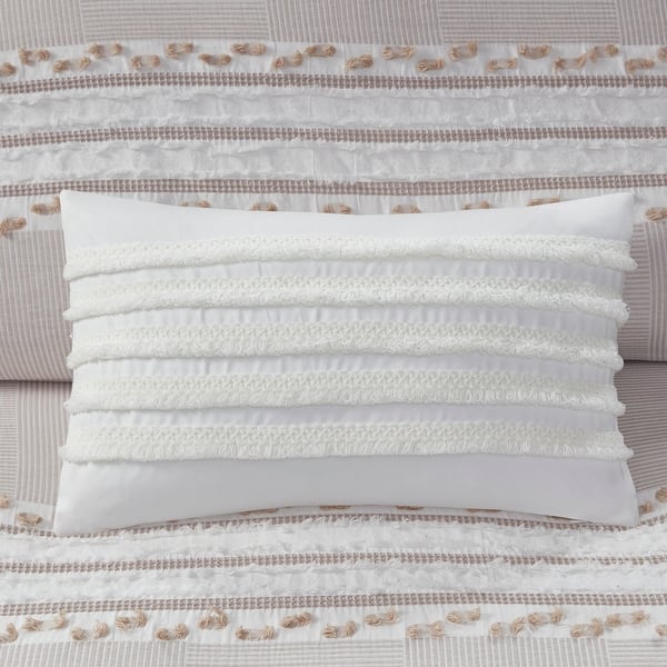 INK+IVY Daria Cotton Oblong Pillow