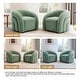 preview thumbnail 29 of 45, Upholstered Swivel Barrel Accent Chair Set of 2