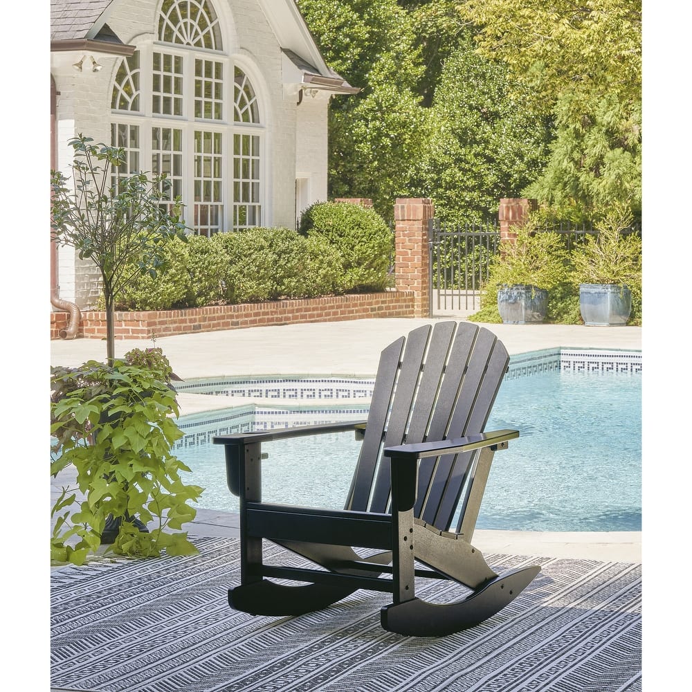 Signature Design by Ashley Sundown Treasure Outdoor Rocking Chair - 31.25" W x 35.25" D x 37.13" H