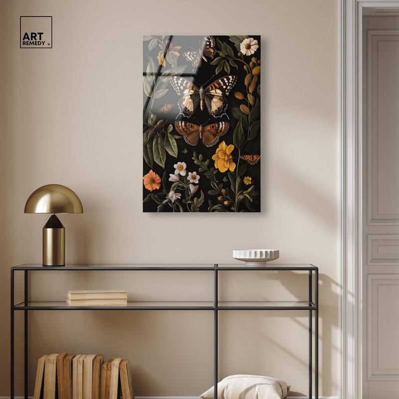Winged Visitors I Acrylic by Art Remedy, Ready to Hang