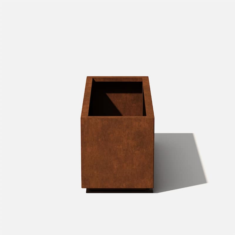 Corten Steel Series Long Box Planter