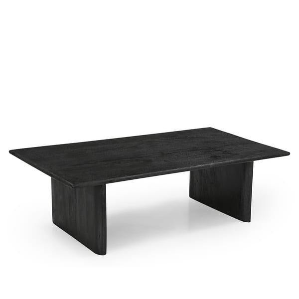 Grackle Solid Wood Coffee Table- Black - 53" X 28"