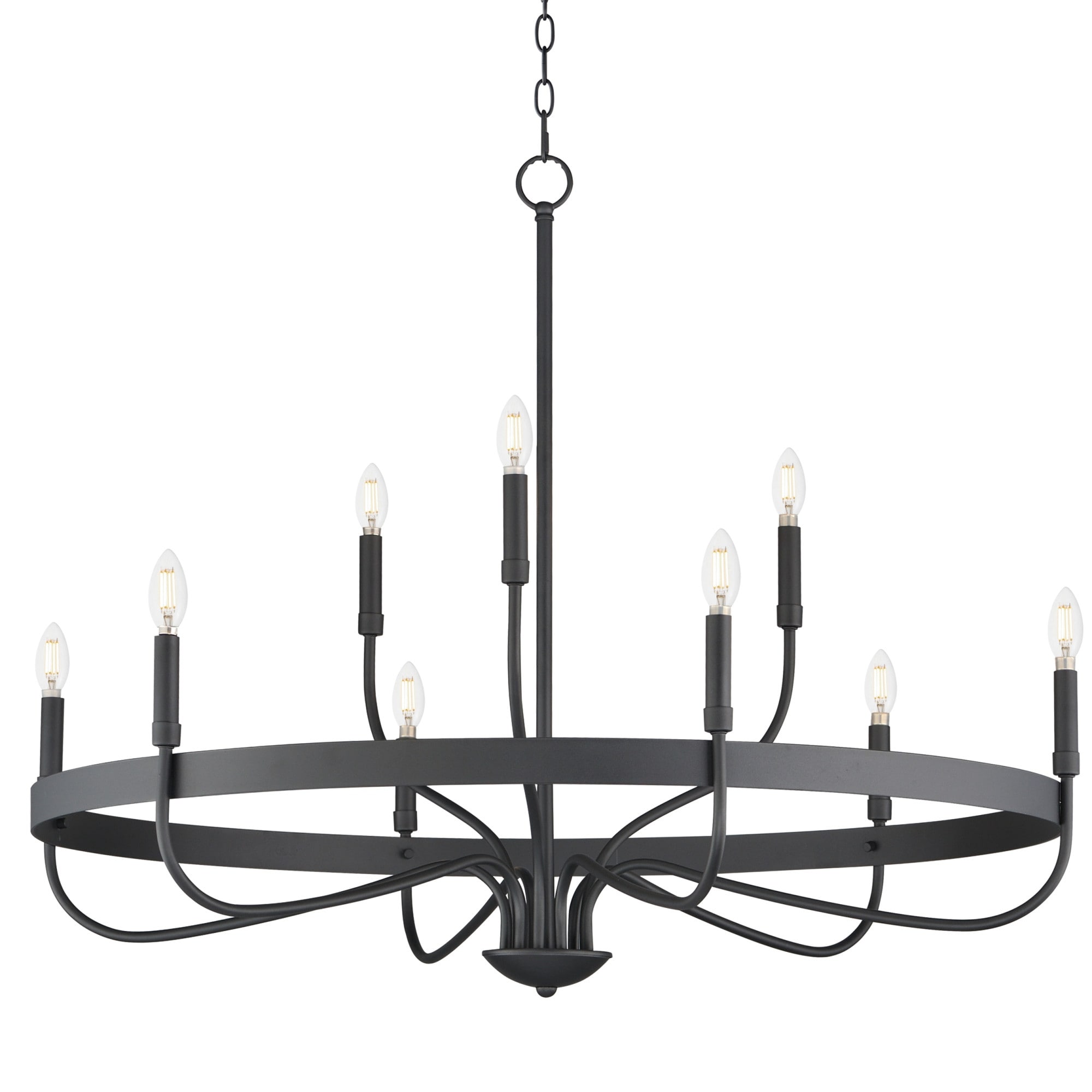 Maxim 14499 Frankie 9 Light 40" Wide Taper Candle Style Chandelier