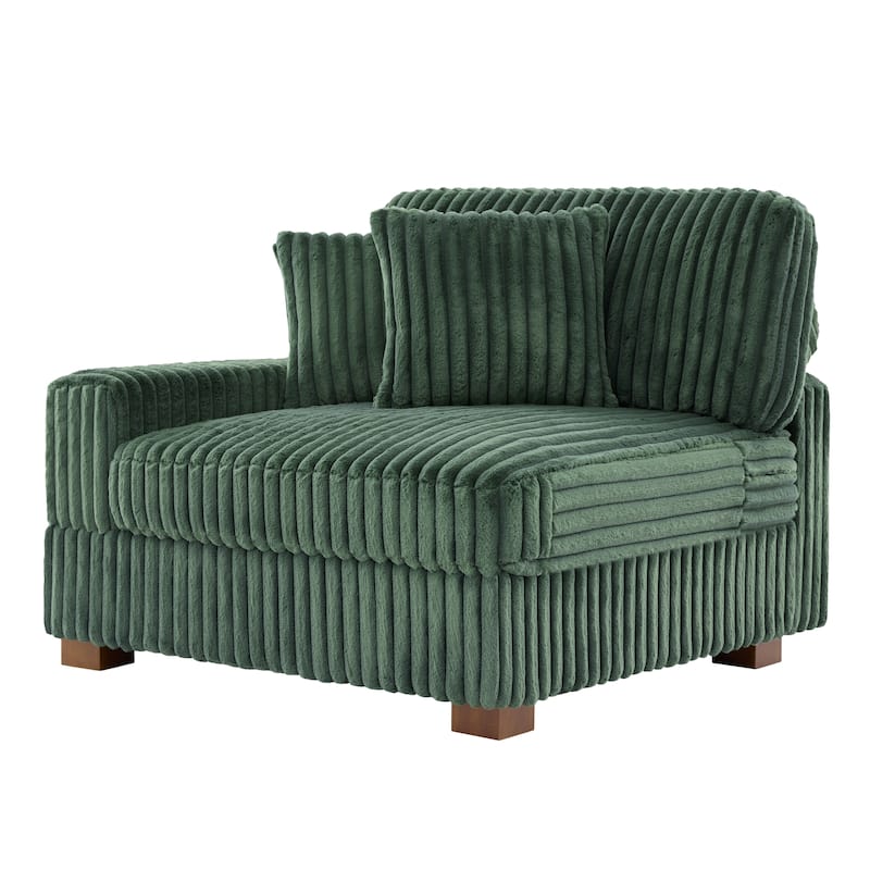 Cotton Flannel Armchair Sofa Corner Chairs for Living Room