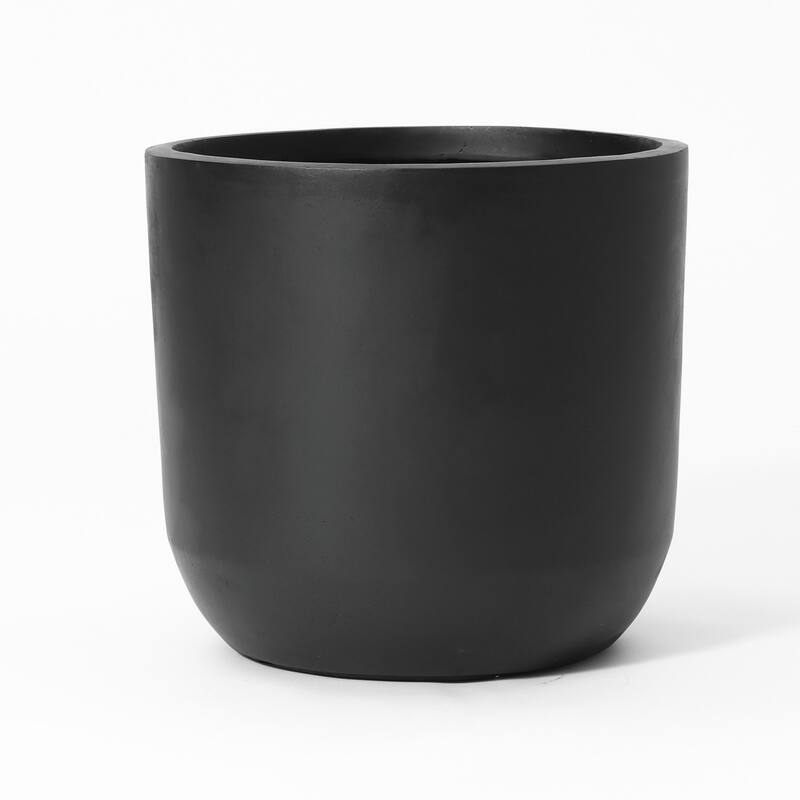 Round Smooth Finish Indoor/Outdoor MgO Planter, Single Planter for Indoors/Outdoors