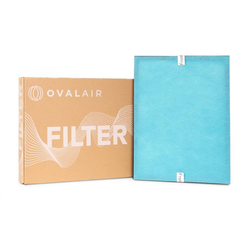 OVAL AIR H13 True HEPA 2-in1 Replacement Charcoal Combined Filter with Pre-filter