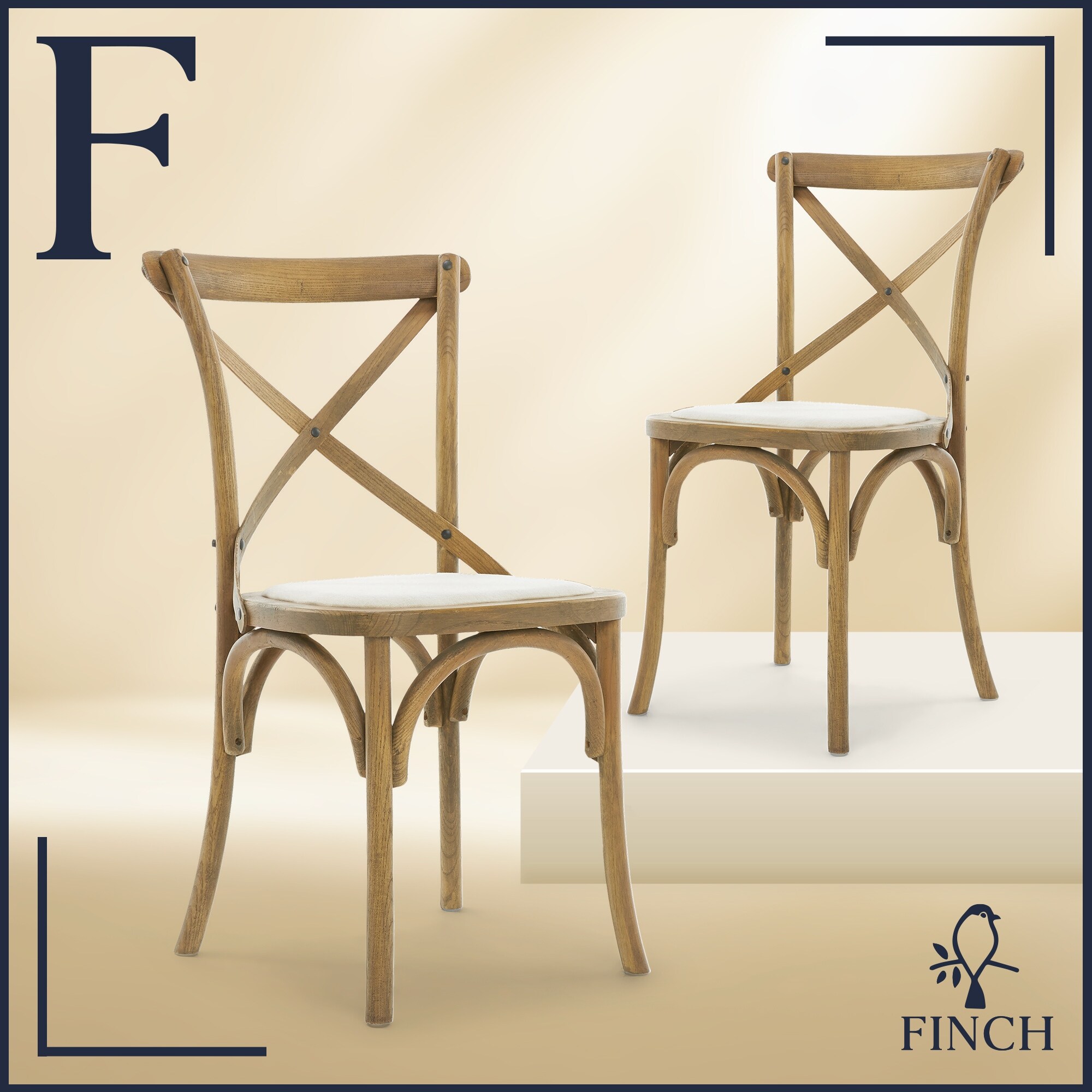 Finch Avignon Cross Back Side Chair Set of 2 Bed Bath Beyond 23178153