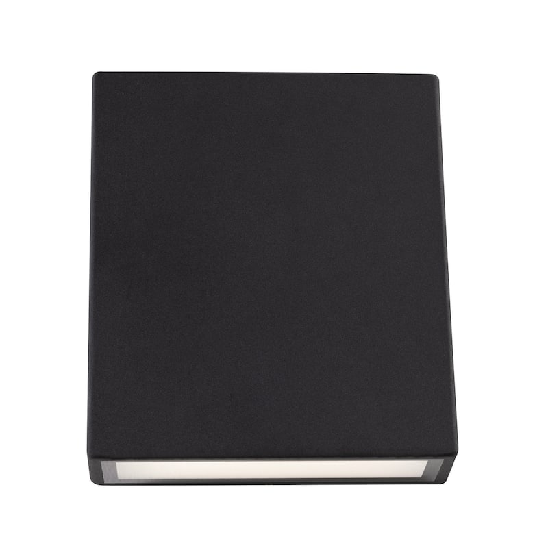AFX WTNW0810LAJUD Watson 10" Tall Outdoor Wall Sconce - Black