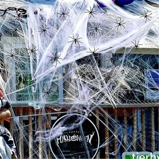 Halloween Spider Webs Decorations