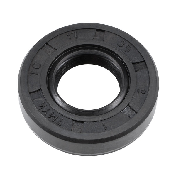 Oil Seal, TC 17mm x 35mm x 8mm, Nitrile Rubber Cover Double Lip - 17mmx35mmx8mm
