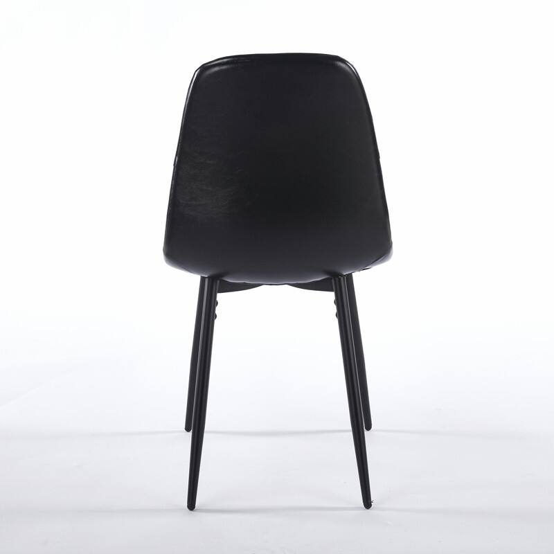 Modern Dining Chair with Durable Design, Easy-Clean Surface and Simple Assembly for Kitchen or Office