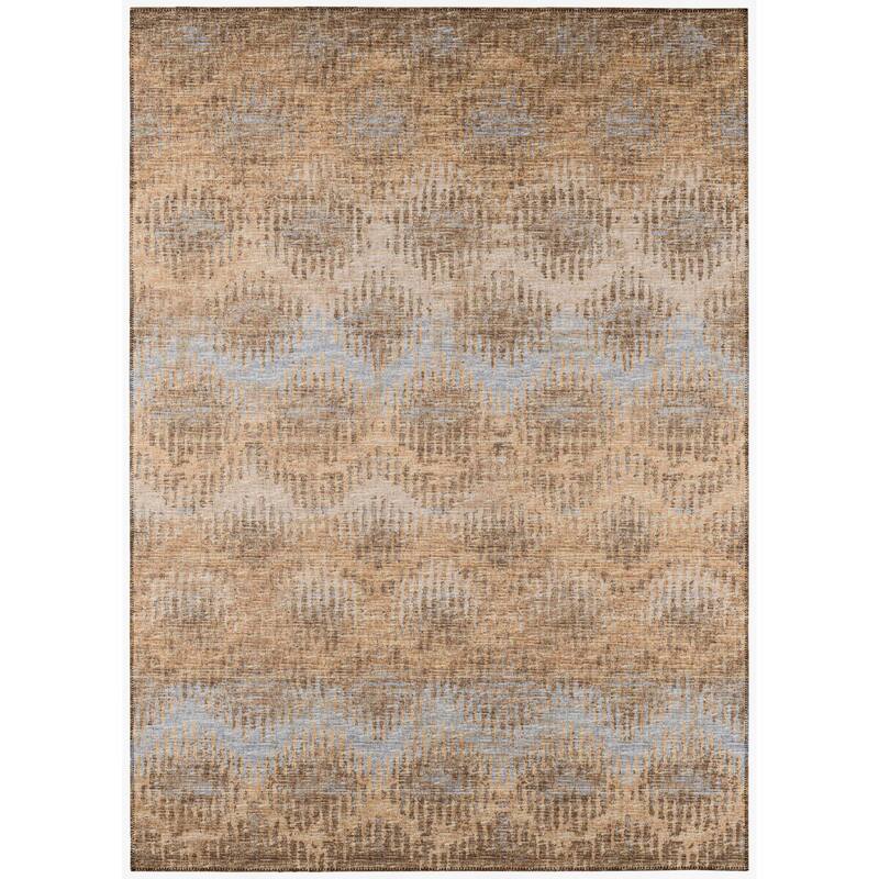 Indoor/ Outdoor Addison Bravado Modern Chevron Washable Area Rug