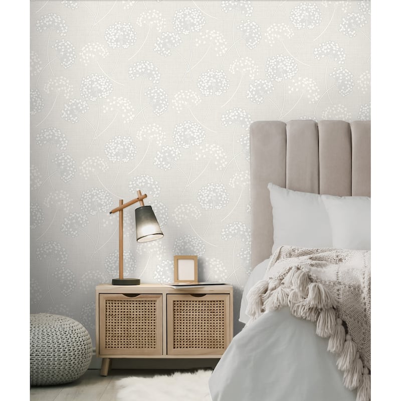 Fine Decor Grace Dove Floral Wallpaper