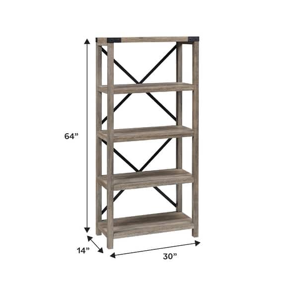 dimension image slide 1 of 2, Middlebrook Kujawa 64-inch Tall Bookshelf