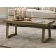 preview thumbnail 1 of 1, Charlie Modern Wood Coffee Table with Open Storage Shelf - 40"L x 20"W x 17"H Lemon Pepper