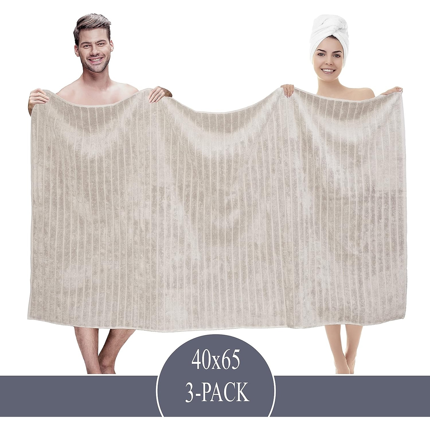 Turkish ribbed cheap bath towel collection