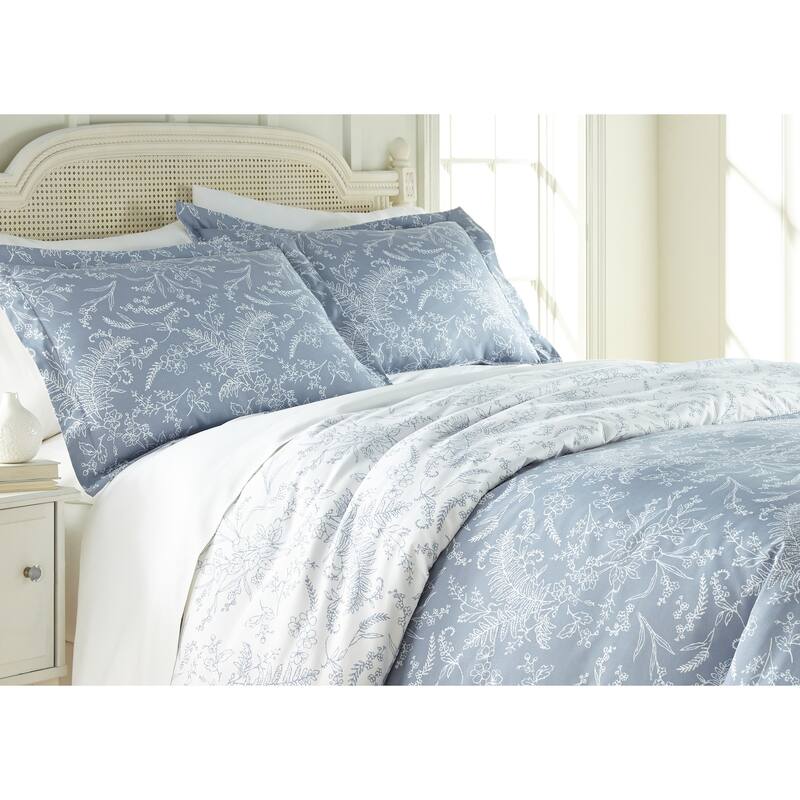 Winter Brush Reversible Down Alternative Comforter and Sham Set