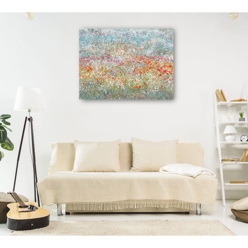Flower Field By Studio Arts Canvas Art Print