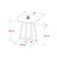 preview thumbnail 15 of 26, Middlebrook 36-inch Round Solid Wood Counter-Height Dining Table