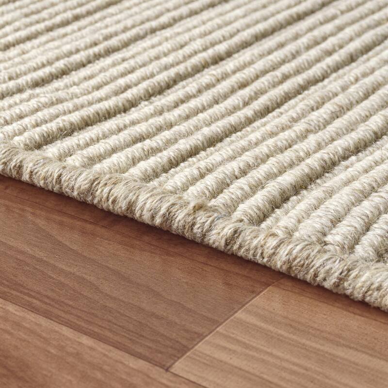 Haven Transitional Striped Handmade Wool Indoor Area Rug by Sevita