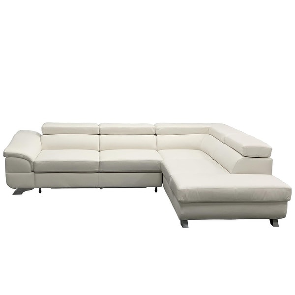 GALOS Leather Sectional Sleeper Sofa Bed Bath Beyond 30336668