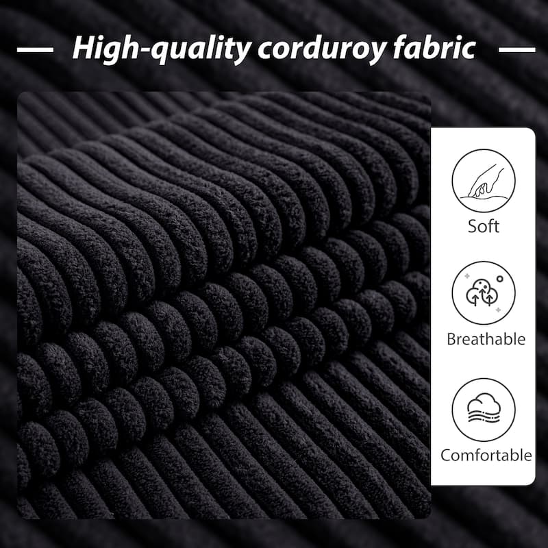 Corduroy 6Inch Tri-fold Mattress, Folding Memory Foam Mattress